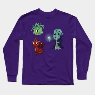 Cute DnD Monsters Set Long Sleeve T-Shirt